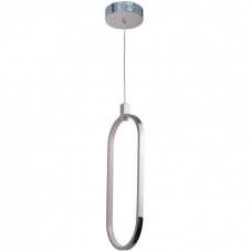 Φωτιστικό Κρεμαστό LED 14W 230V 1100lm 3000Κ Θερμό Φως σε Χρώμιο 6058-CH